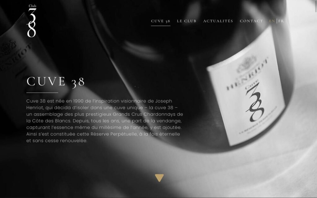 Studio Balbuzard présente le site web de Club38